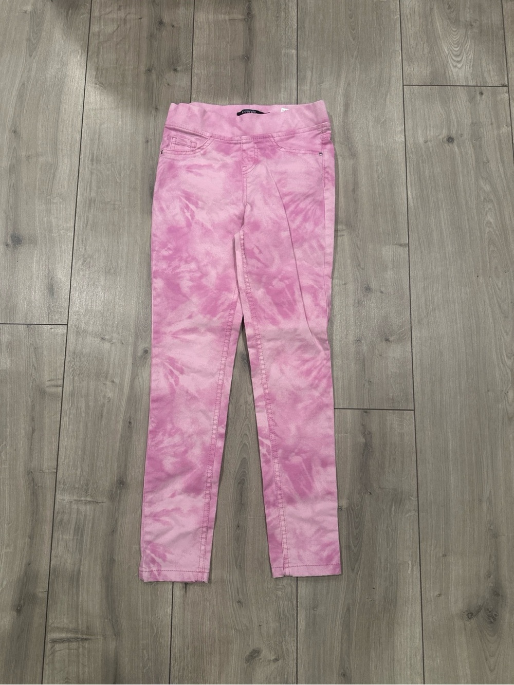 George Girls Size 8 Pink Tie Dye Pull-On Jeans